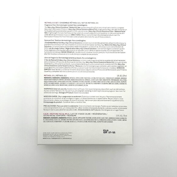 Mary Kay Clinical Solutions Retinol 0.5 Set - Anti-Aging Skincare Kit NEW IN BOX - Picture 4 of 8